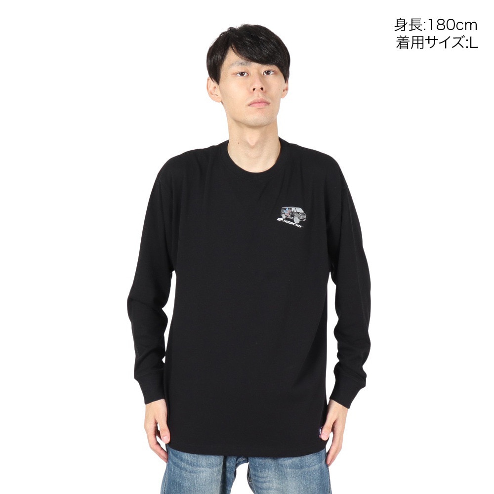 セッションズ（SESSIONS）（メンズ）TEAM VAN ロングスリーブTシャツ 247207 BLK