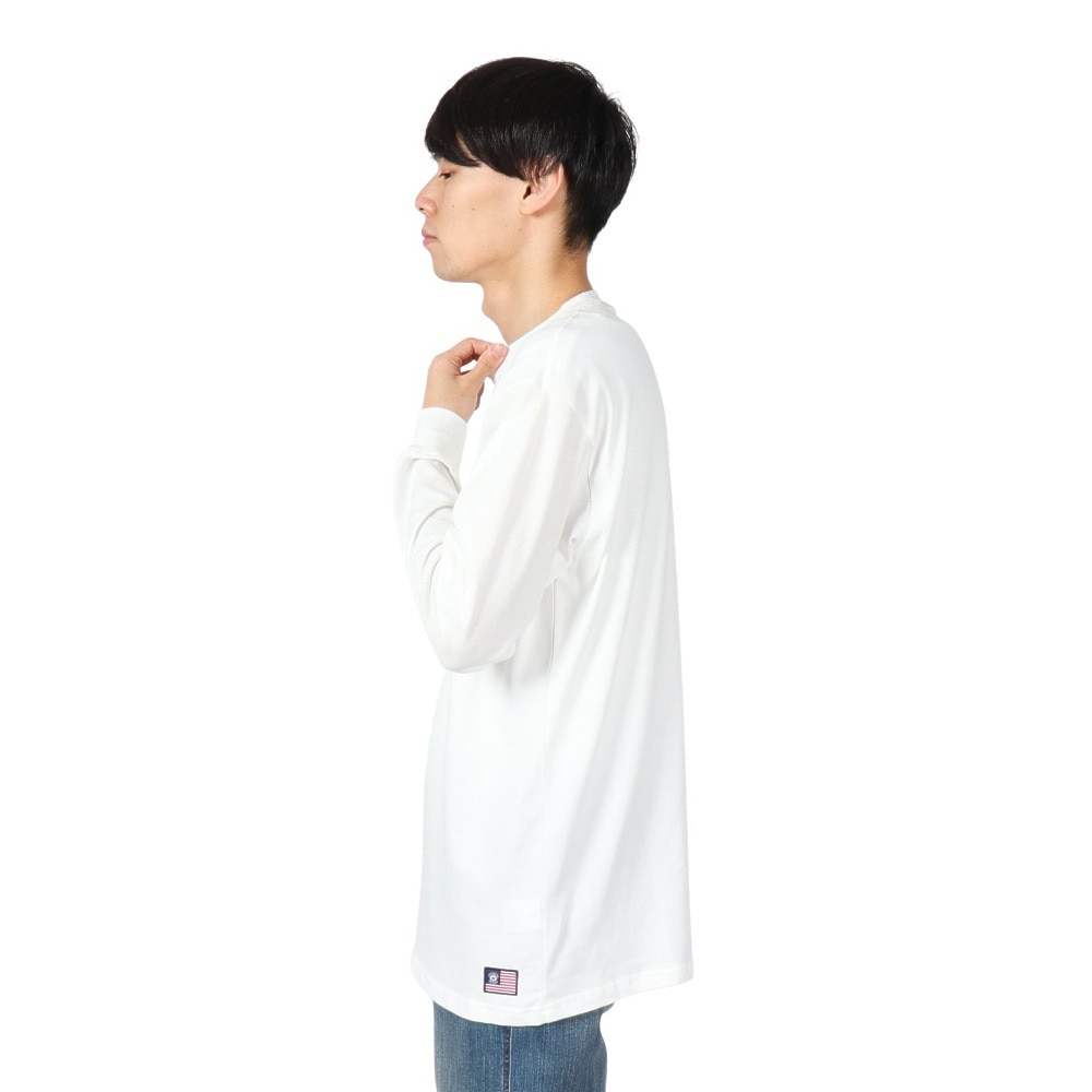 セッションズ（SESSIONS）（メンズ）CRUSH CAN ロングスリーブTシャツ 247208 WHT