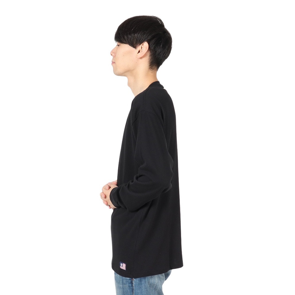 セッションズ（SESSIONS）（メンズ）ロゴ ロングスリーブTシャツ 247209 BLK
