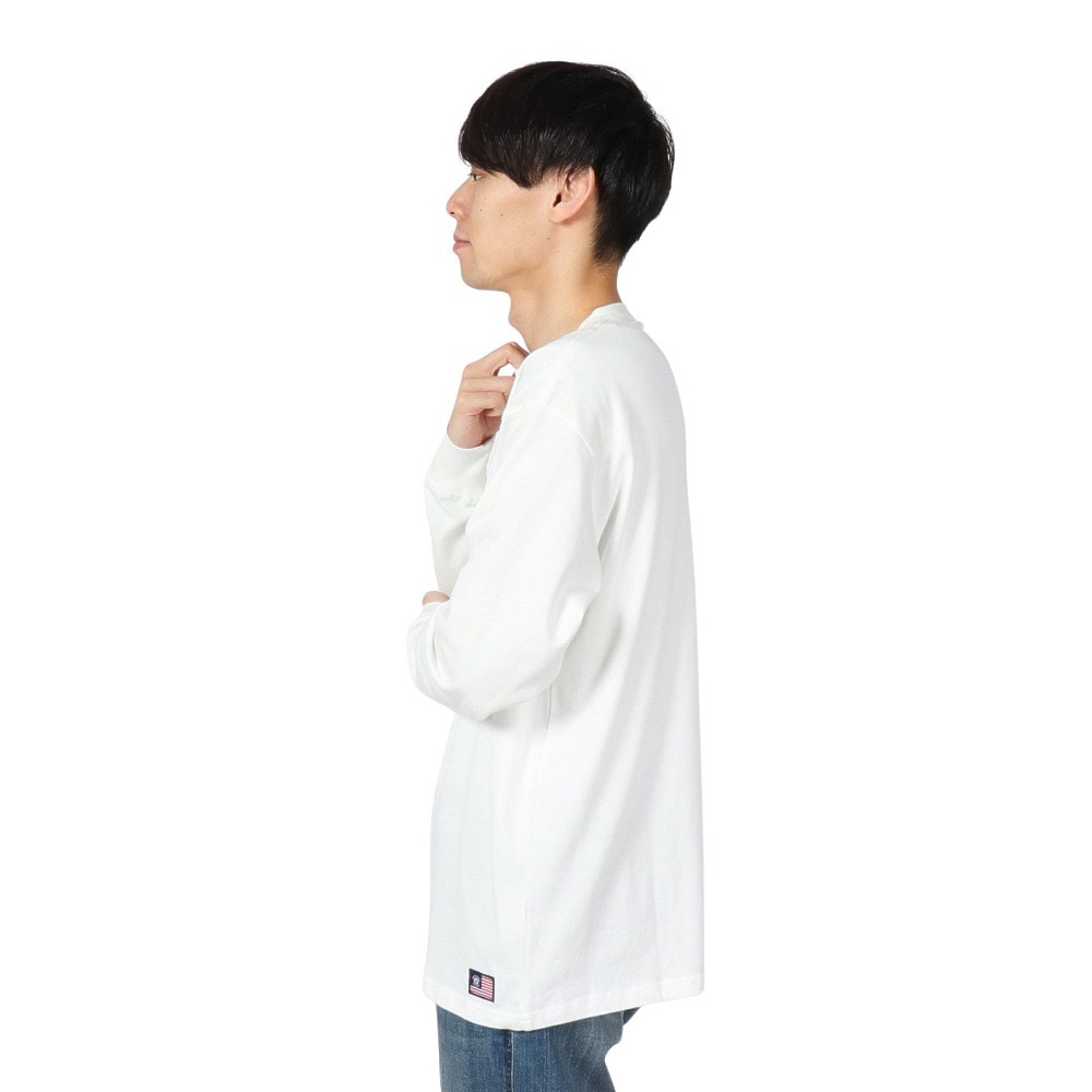 セッションズ（SESSIONS）（メンズ）ロゴ ロングスリーブTシャツ 247209 WHT