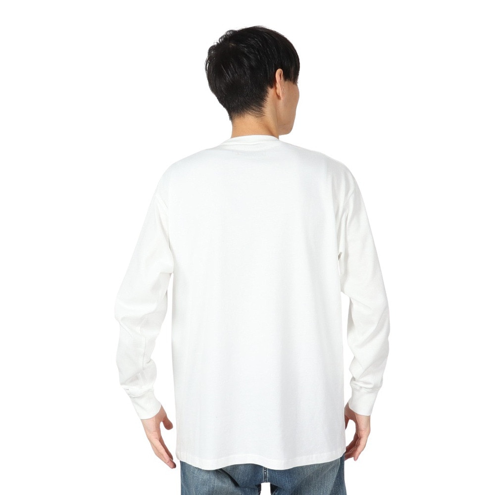 セッションズ（SESSIONS）（メンズ）ロゴ ロングスリーブTシャツ 247209 WHT