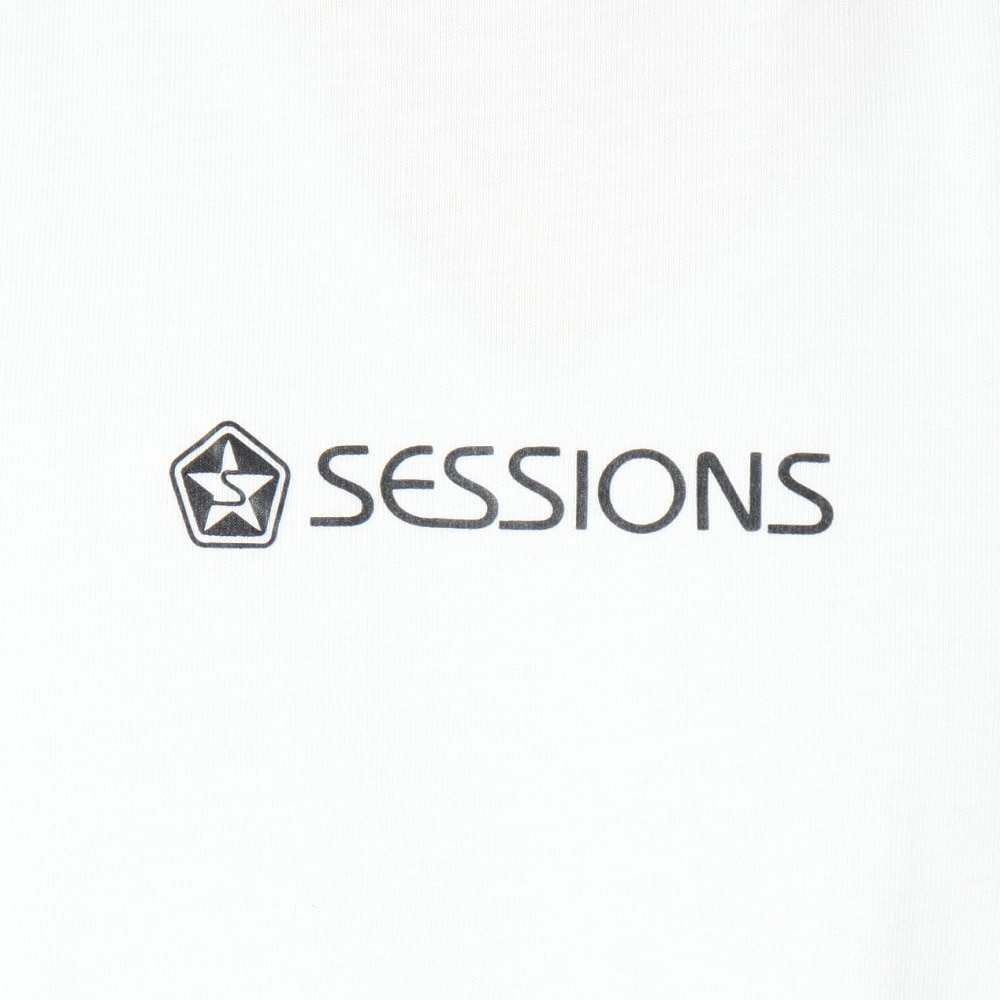 セッションズ（SESSIONS）（メンズ）ロゴ ロングスリーブTシャツ 247209 WHT