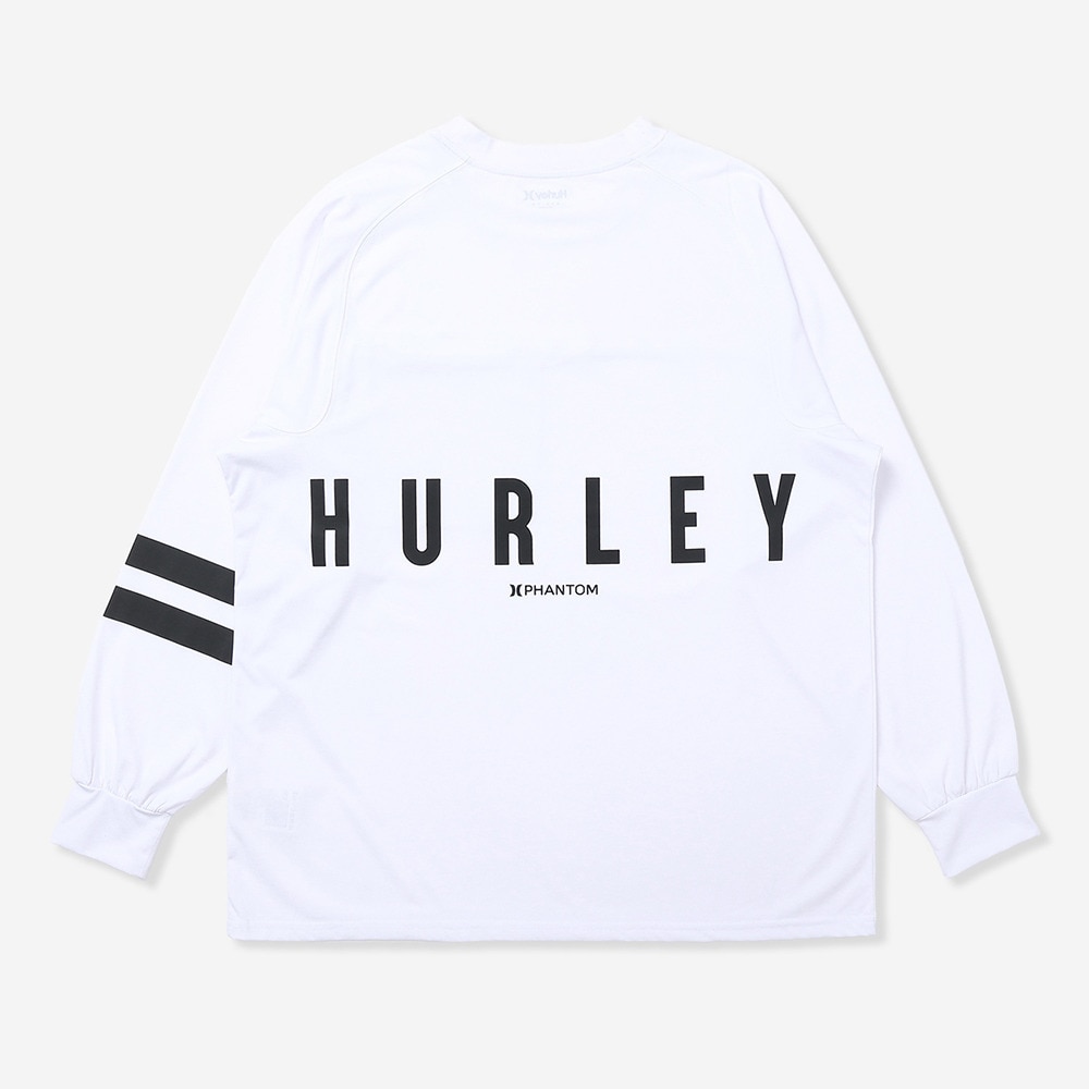 ハーレー（HURLEY）（メンズ）PHANTOM BP 長袖Tシャツ MCLS242009-WHT