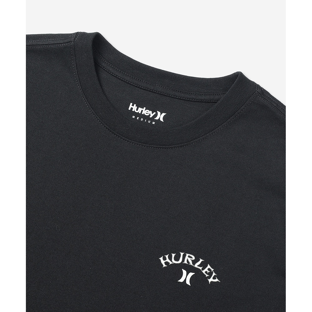ハーレー（HURLEY）（メンズ）HW WAVE 長袖Tシャツ MCLS242027-BLK