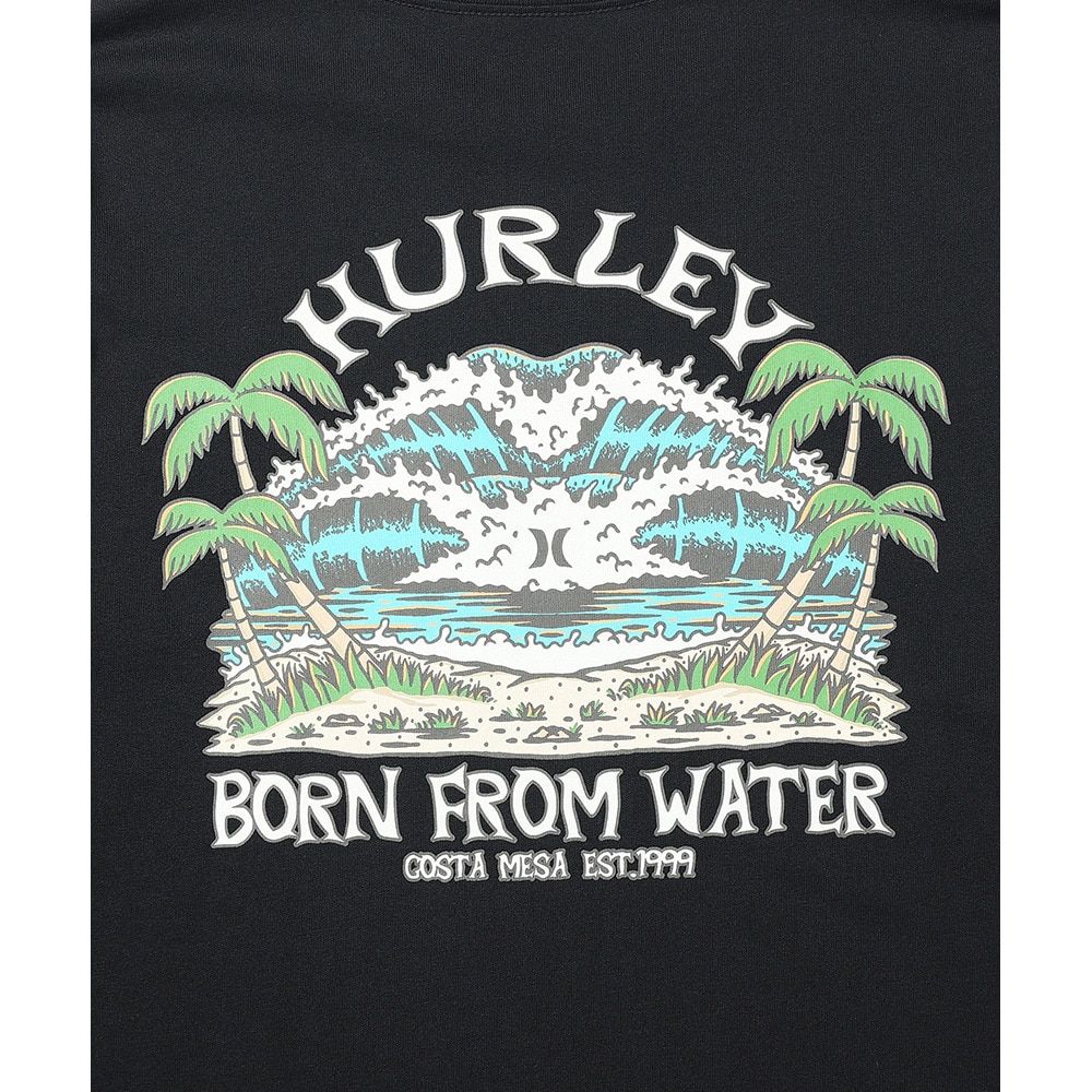 ハーレー（HURLEY）（メンズ）HW WAVE 長袖Tシャツ MCLS242027-BLK