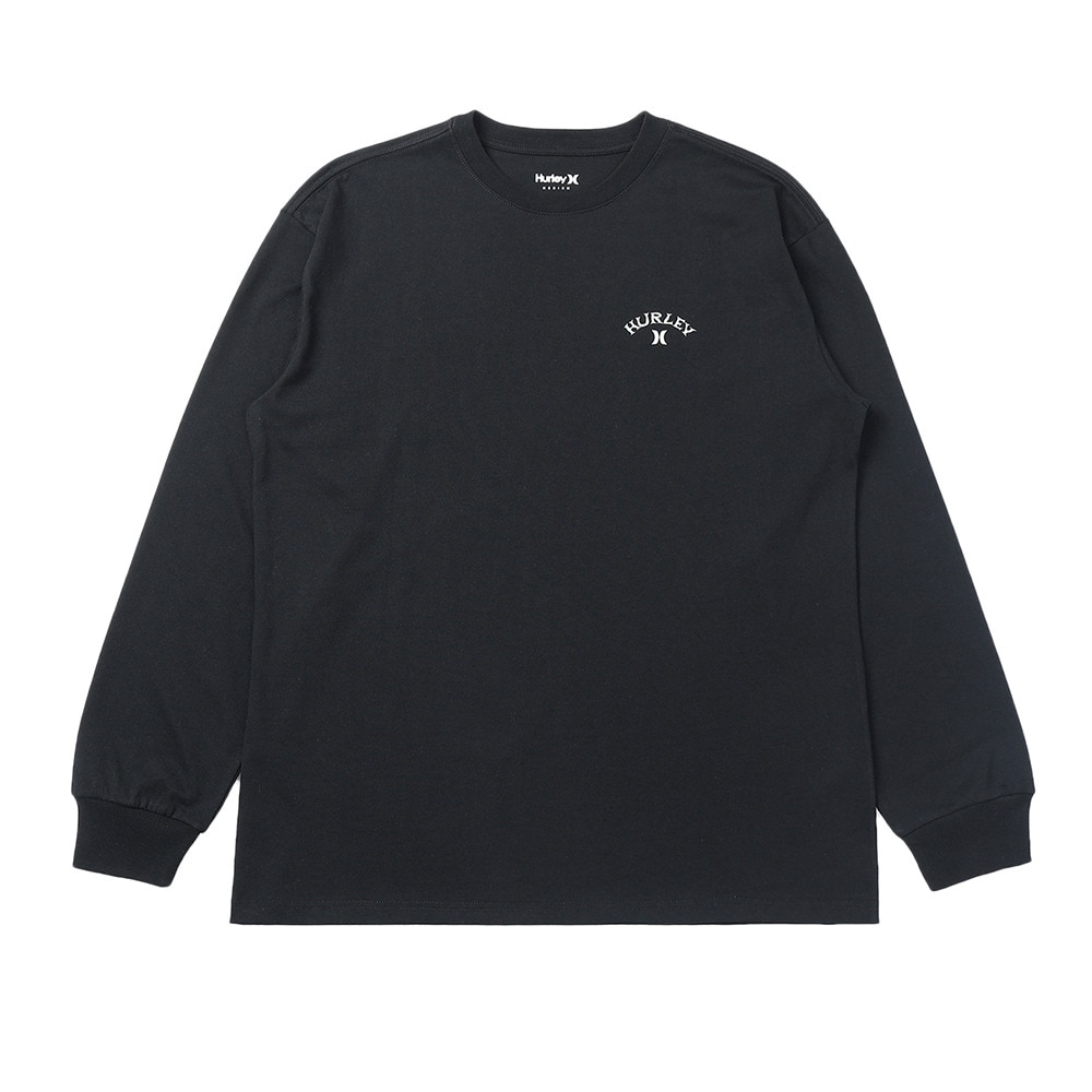 ハーレー（HURLEY）（メンズ）HW WAVE 長袖Tシャツ MCLS242027-BLK