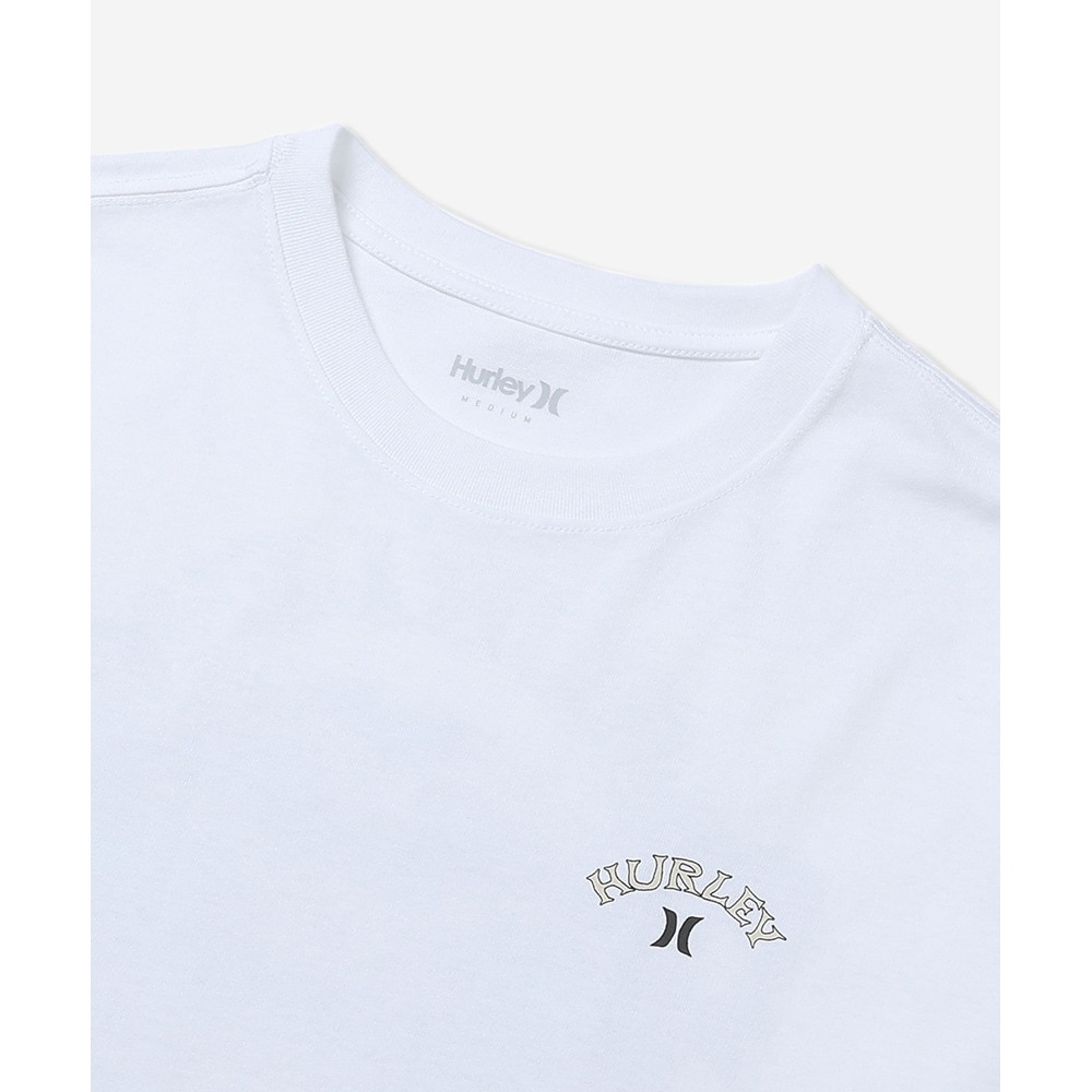 ハーレー（HURLEY）（メンズ）HW WAVE 長袖Tシャツ MCLS242027-WHT