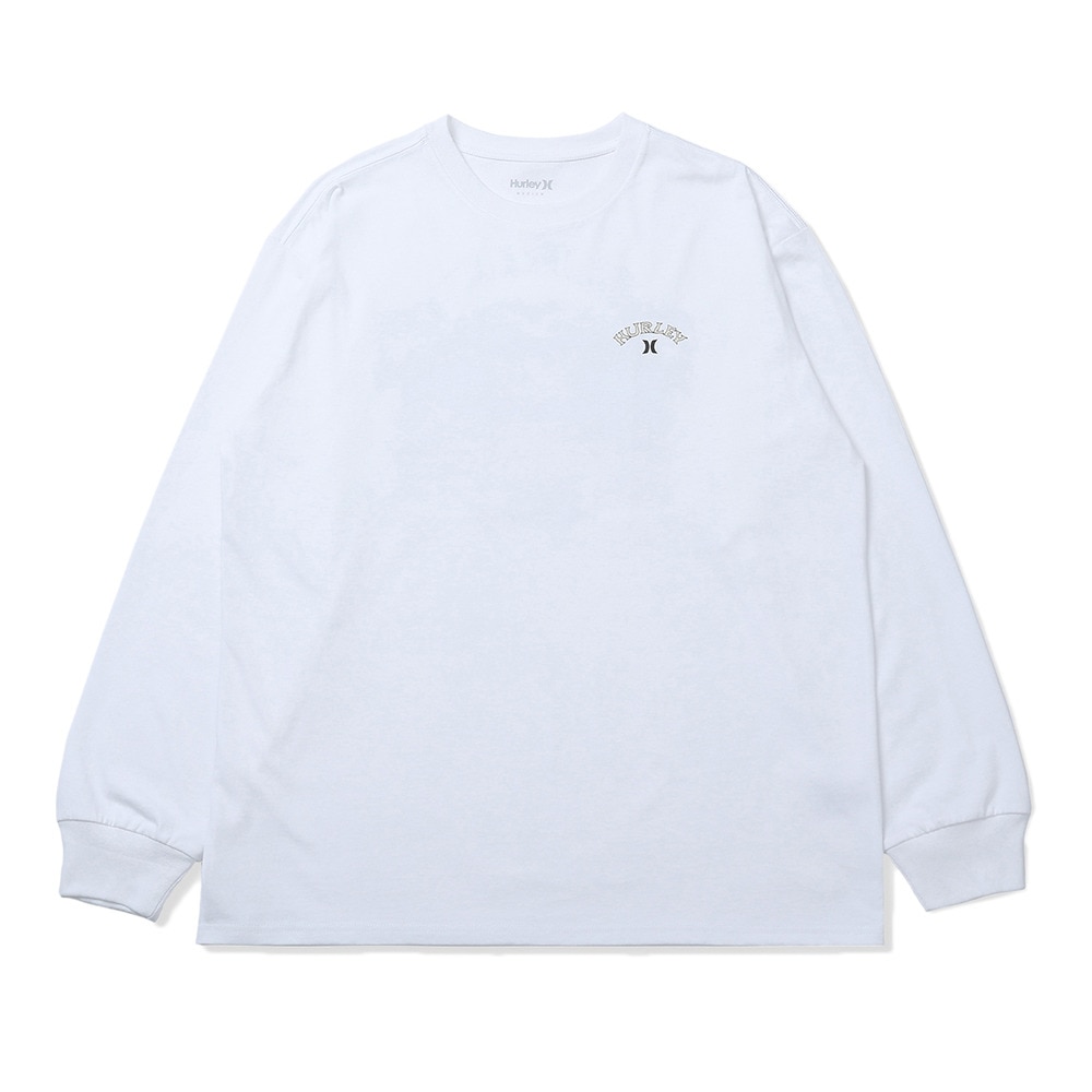 ハーレー（HURLEY）（メンズ）HW WAVE 長袖Tシャツ MCLS242027-WHT