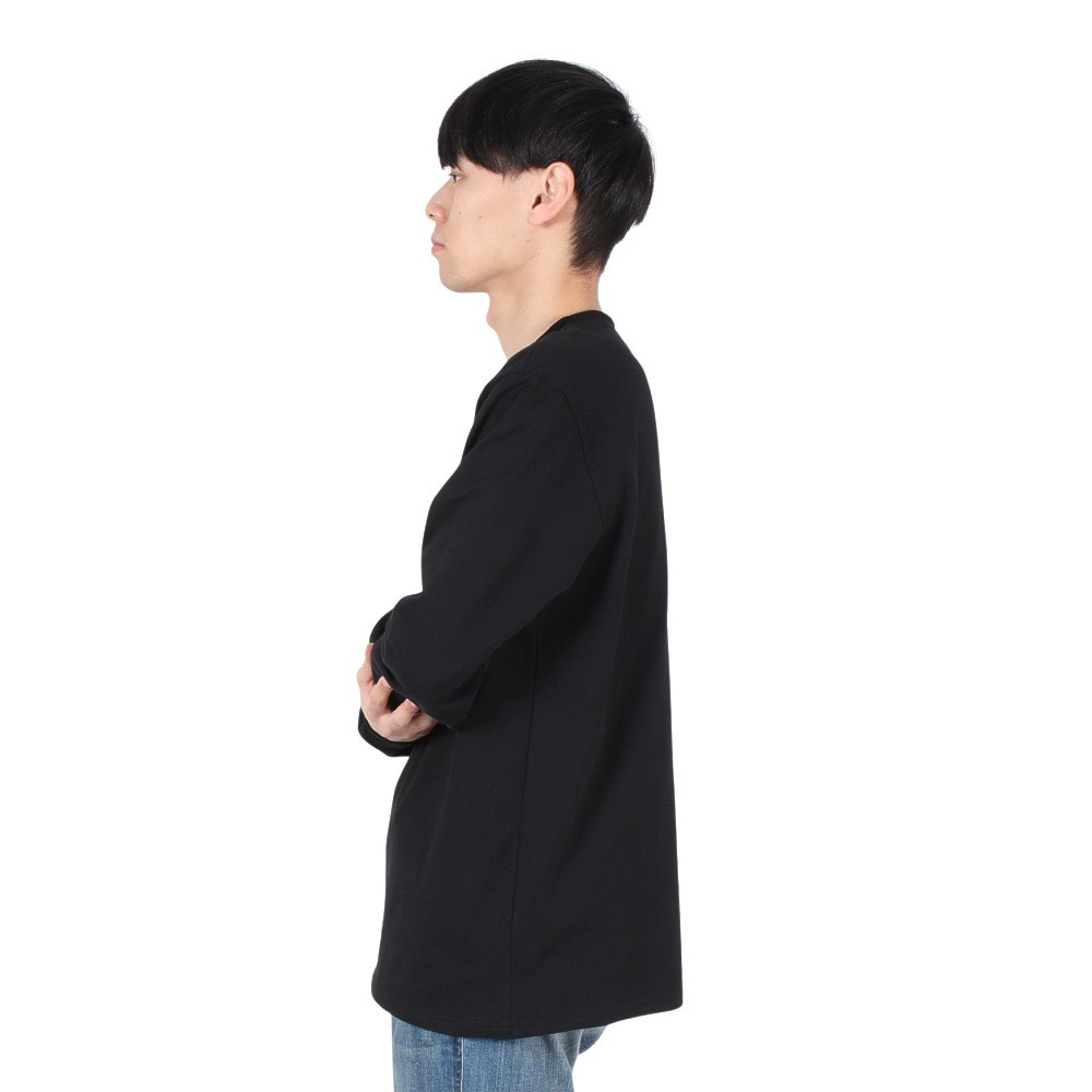 ハーレー（HURLEY）（メンズ）VORTEX ボックス ロゴ ロングスリーブTシャツ 24XBMCLS027-BLK