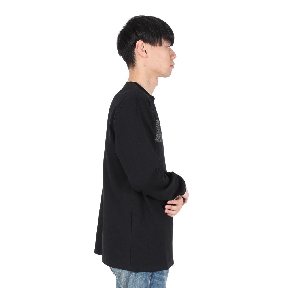 ハーレー（HURLEY）（メンズ）VORTEX ボックス ロゴ ロングスリーブTシャツ 24XBMCLS027-BLK