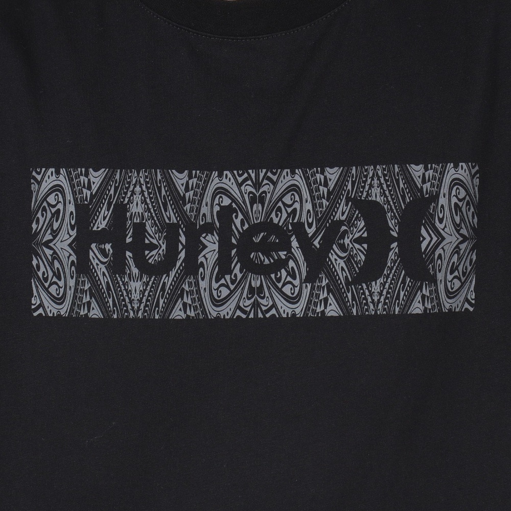 ハーレー（HURLEY）（メンズ）VORTEX ボックス ロゴ ロングスリーブTシャツ 24XBMCLS027-BLK