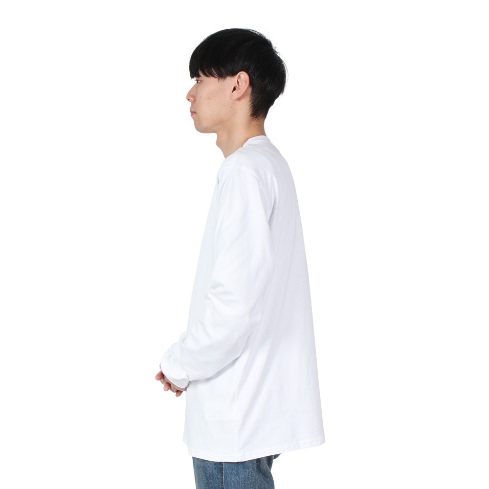 ハーレー（HURLEY）（メンズ）VORTEX ボックス ロゴ ロングスリーブTシャツ 24XBMCLS027-WHT