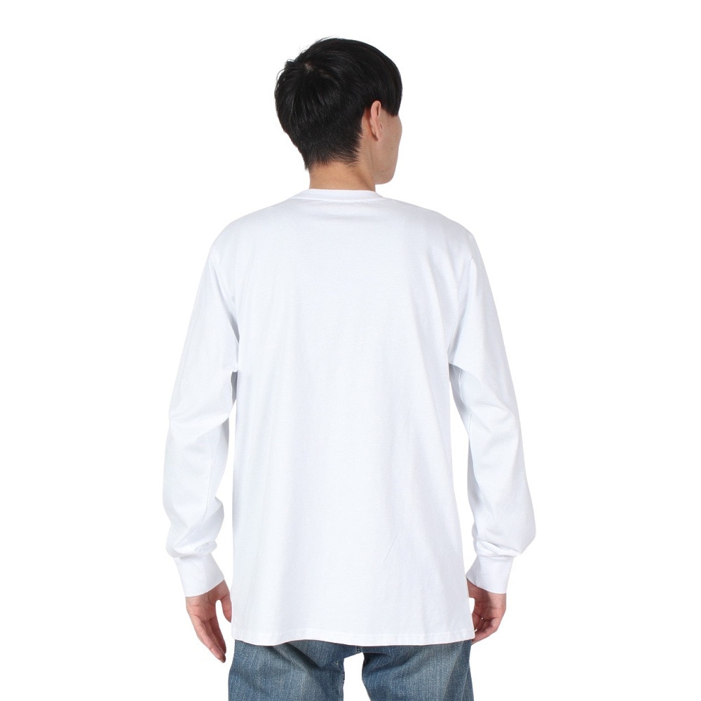 ハーレー（HURLEY）（メンズ）VORTEX ボックス ロゴ ロングスリーブTシャツ 24XBMCLS027-WHT