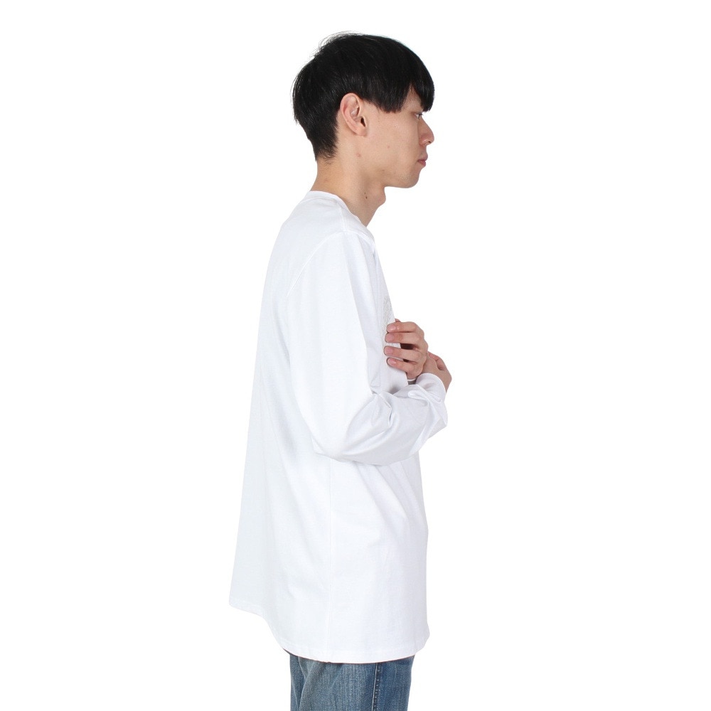 ハーレー（HURLEY）（メンズ）VORTEX ボックス ロゴ ロングスリーブTシャツ 24XBMCLS027-WHT