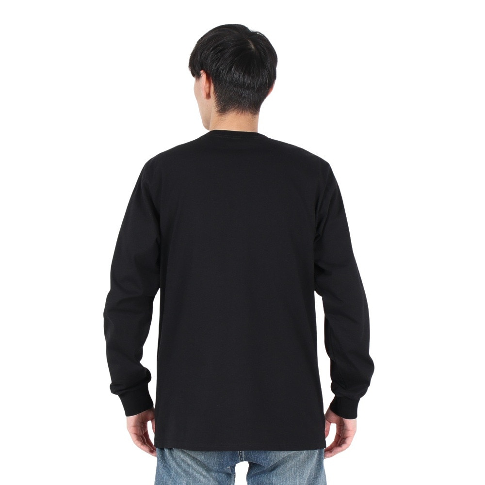 ハーレー（HURLEY）（メンズ）HRLY ロゴ ロングスリーブTシャツ 24XBMCLS028-BLK