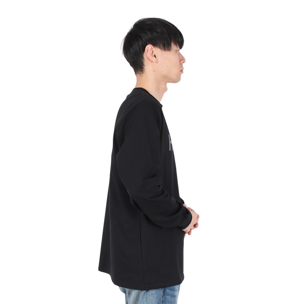 ハーレー（HURLEY）（メンズ）HRLY ロゴ ロングスリーブTシャツ 24XBMCLS028-BLK