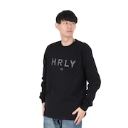 (メンズ)HRLY ロゴ ロングスリーブTシャツ 24XBMCLS028