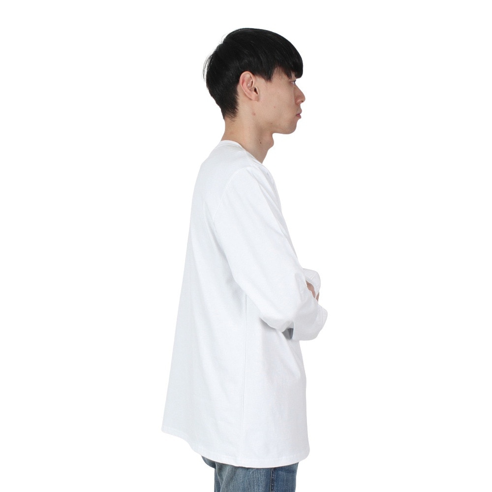 ハーレー（HURLEY）（メンズ）HRLY ロゴ ロングスリーブTシャツ 24XBMCLS028-WHT