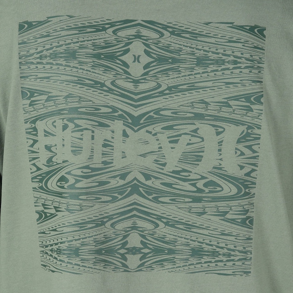 ハーレー（HURLEY）（メンズ）スクエア ロゴ ロングスリーブTシャツ 24XBMCLS029-SAGE