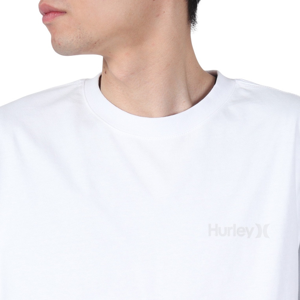ハーレー（HURLEY）（メンズ）スクエア ロゴ ロングスリーブTシャツ 24XBMCLS029-WHT