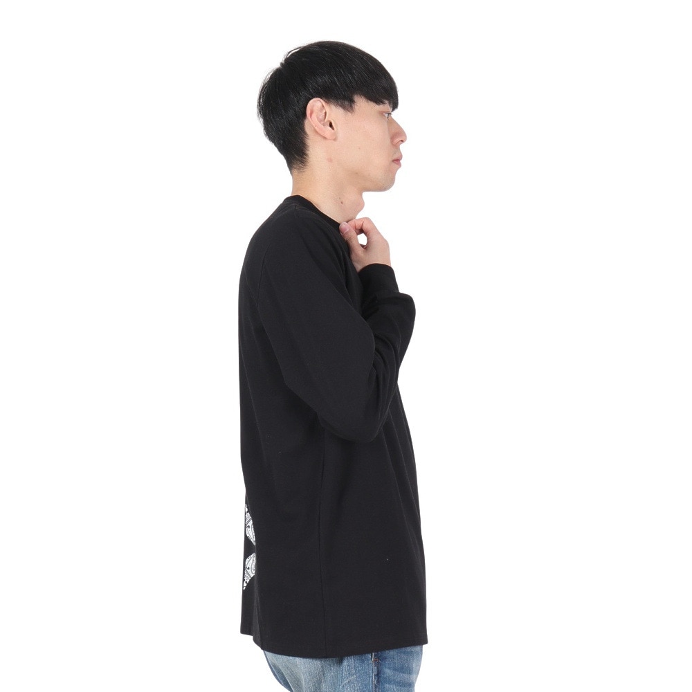 ハーレー（HURLEY）（メンズ）TRIBAL LOGL ロングスリーブTシャツ 24XBMCLS030-BLK