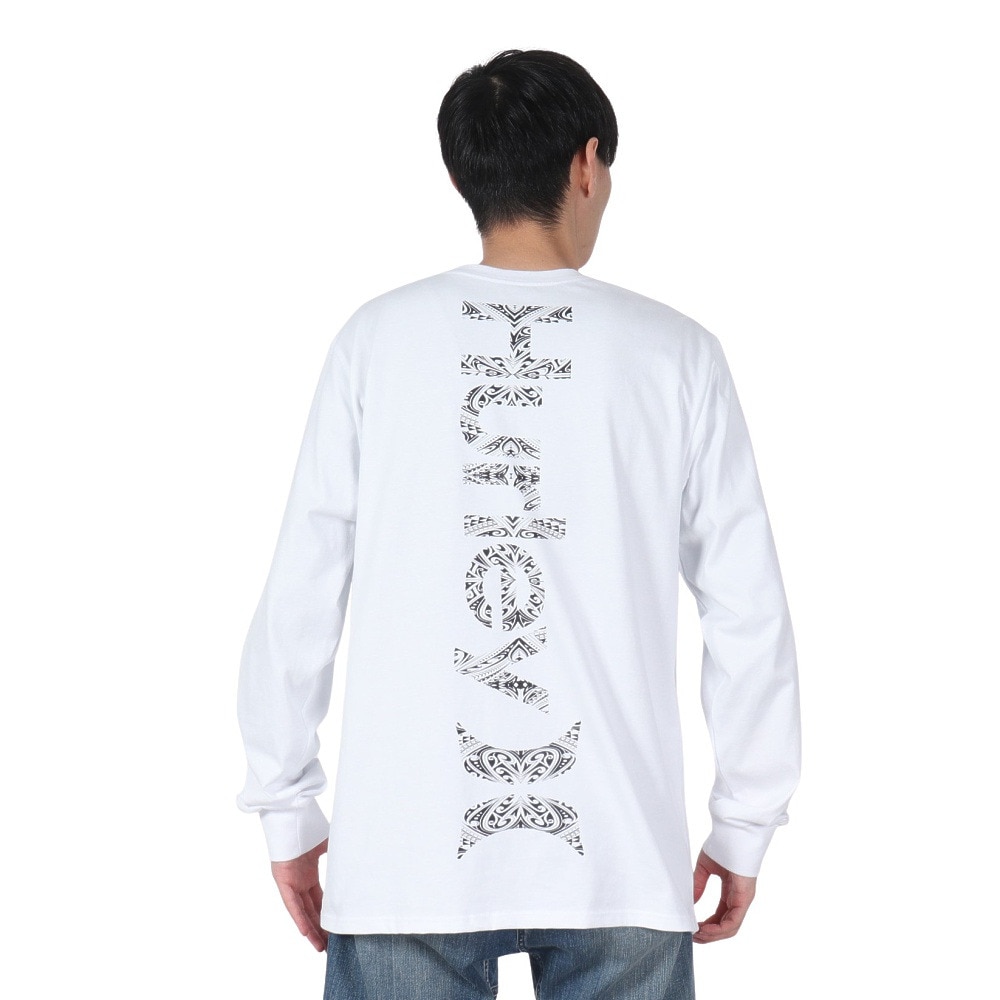 ハーレー（HURLEY）（メンズ）TRIBAL LOGL ロングスリーブTシャツ 24XBMCLS030-WHT