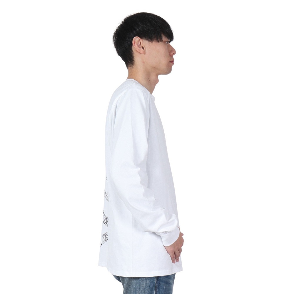 ハーレー（HURLEY）（メンズ）TRIBAL LOGL ロングスリーブTシャツ 24XBMCLS030-WHT