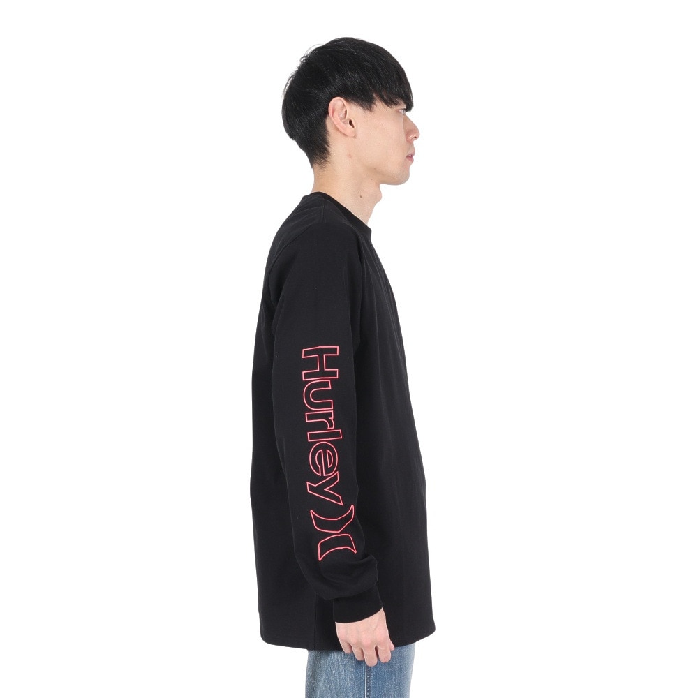 ハーレー（HURLEY）（メンズ）TRIBAL LOGL ロングスリーブTシャツ 24XBMCLS031-BLK