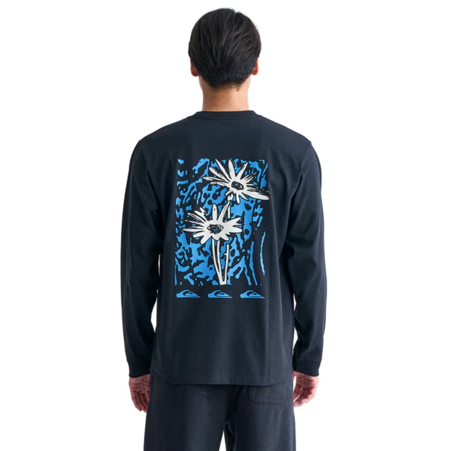 クイックシルバー（Quiksilver）（メンズ）CRAZY DAISY 長袖 Tシャツ 24FWQLT244032BLK