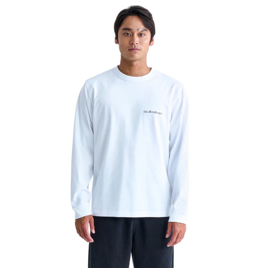 クイックシルバー（Quiksilver）（メンズ）CRAZY DAISY 長袖 Tシャツ 24FWQLT244032WHT