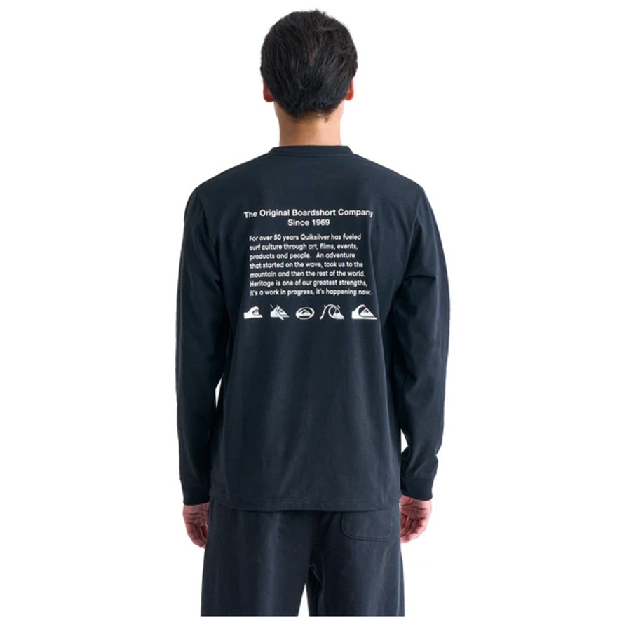 クイックシルバー（Quiksilver）（メンズ）QS HISTORY 長袖 Tシャツ 24FWQLT244033BLK
