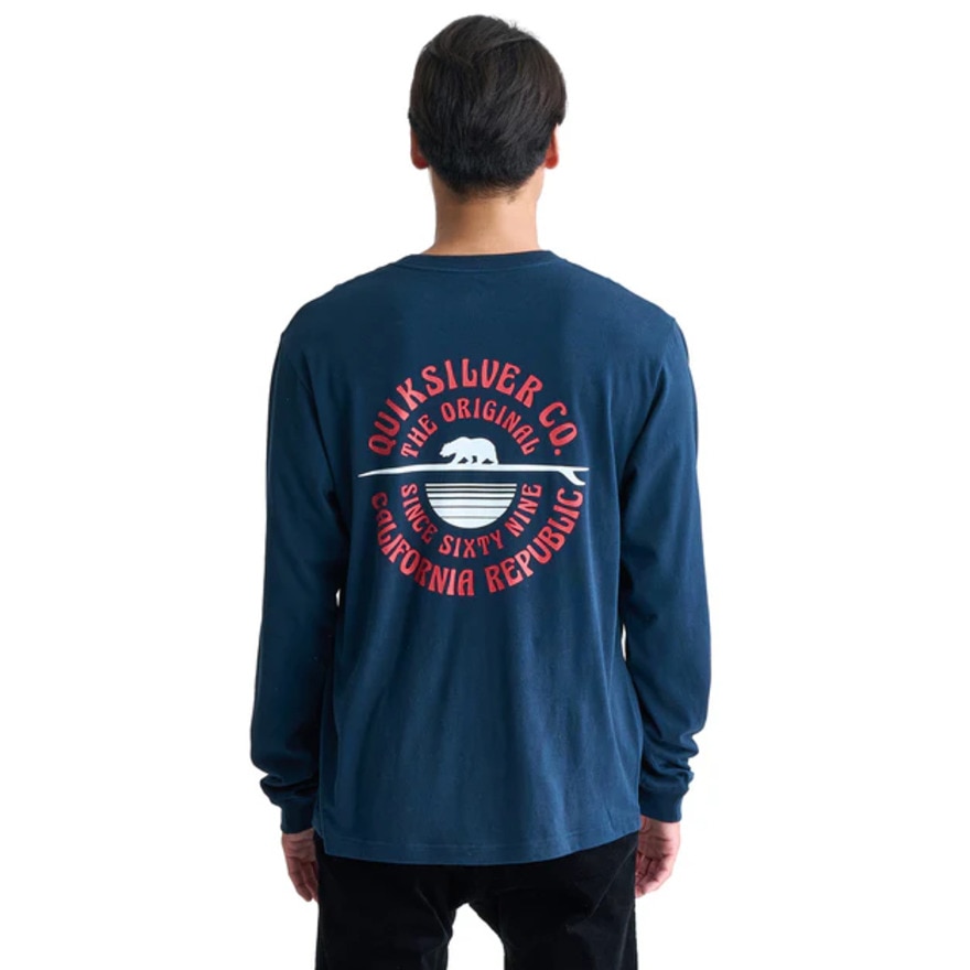 クイックシルバー（Quiksilver）（メンズ）BOARDWALK 長袖 Tシャツ 24FWQLT244037NVY