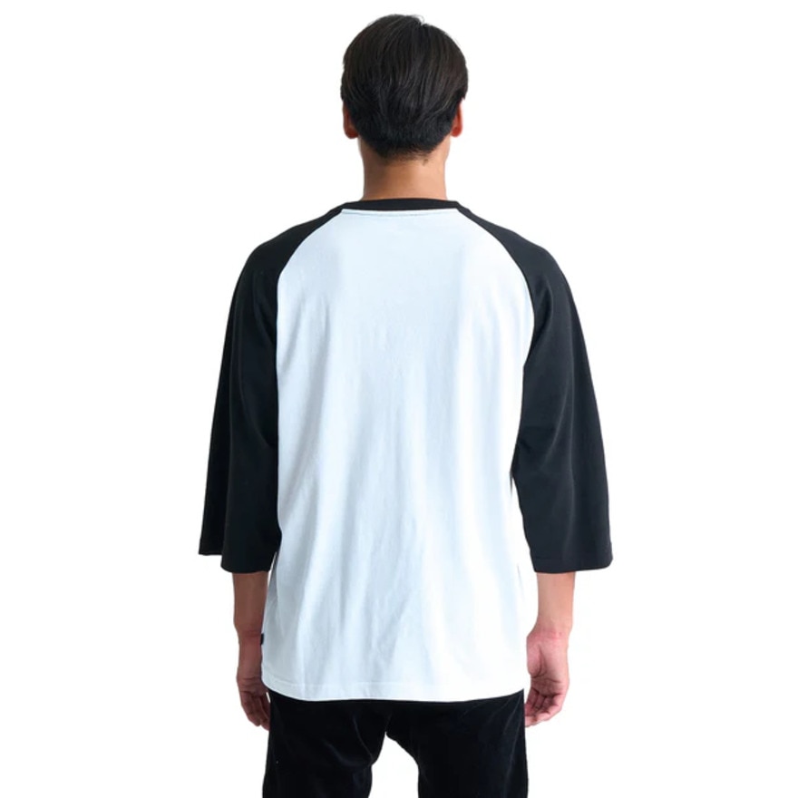 クイックシルバー（Quiksilver）（メンズ）PATRIOT 七分袖ラグランスリーブ Tシャツ 24FWQLT244039BLK
