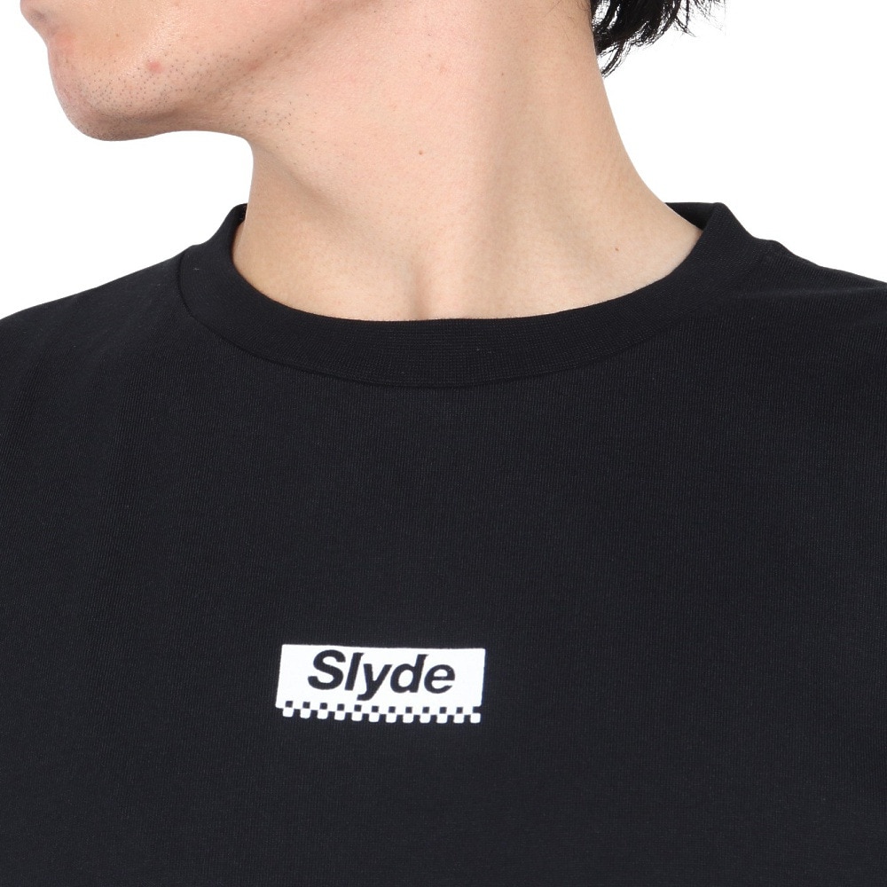 スライド（SLYDE）（メンズ）ロゴ ロングスリーブTシャツ SL24FWM-APP001BLK