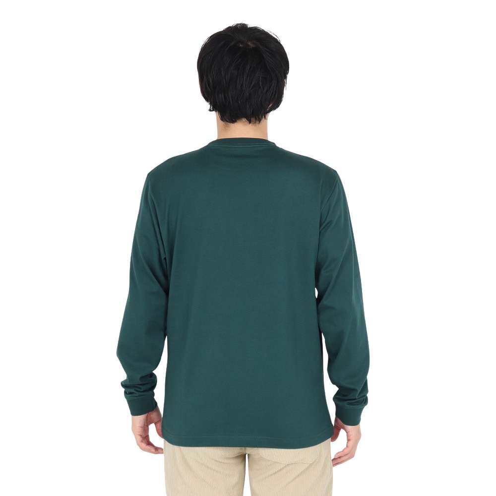 スライド（SLYDE）（メンズ）ロゴ ロングスリーブTシャツ SL24FWM-APP001GRN