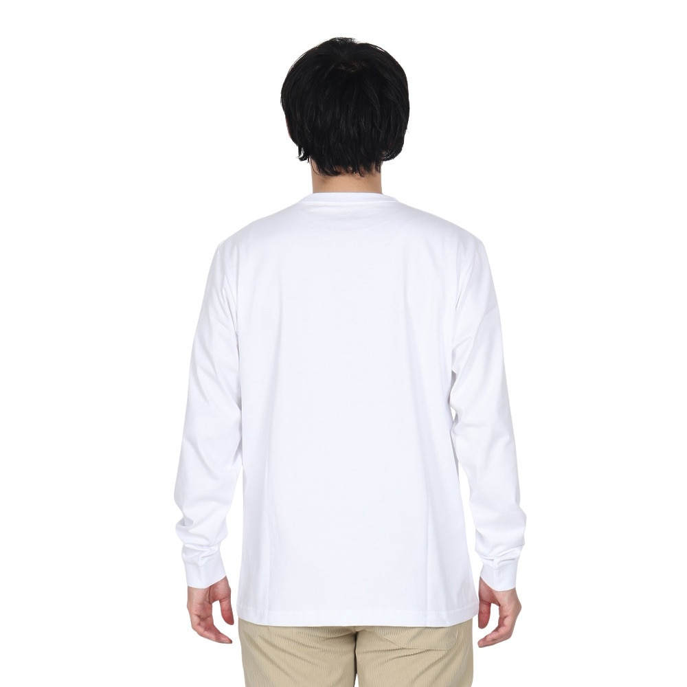 スライド（SLYDE）（メンズ）ロゴ ロングスリーブTシャツ SL24FWM-APP001WHT
