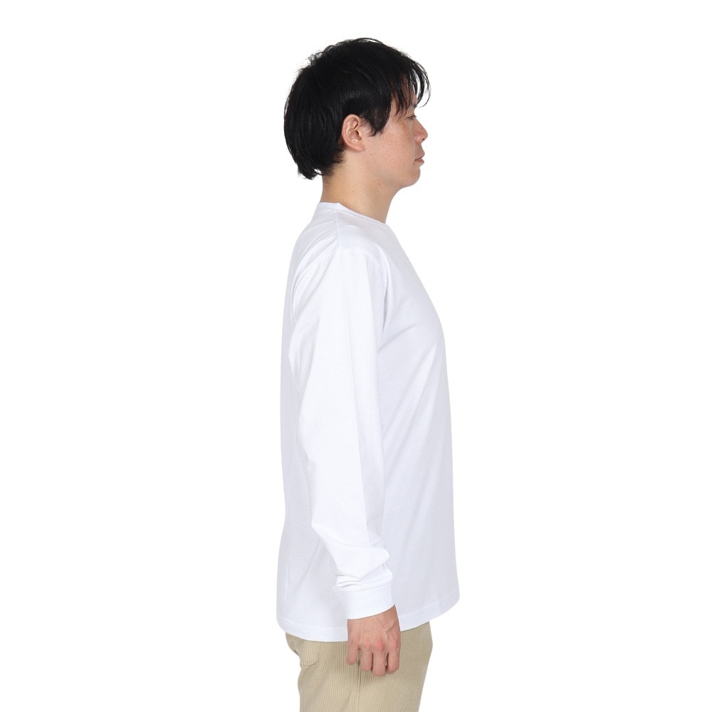 スライド（SLYDE）（メンズ）ロゴ ロングスリーブTシャツ SL24FWM-APP001WHT
