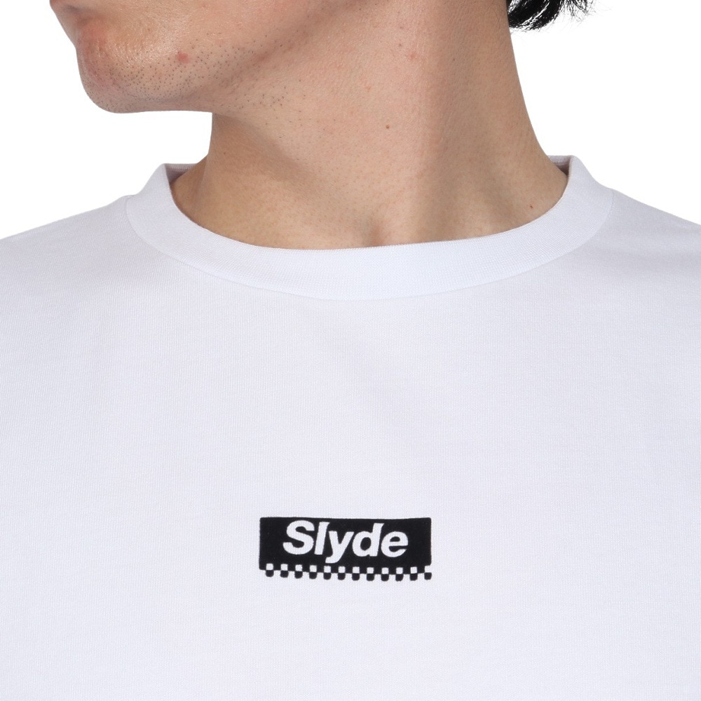 スライド（SLYDE）（メンズ）ロゴ ロングスリーブTシャツ SL24FWM-APP001WHT