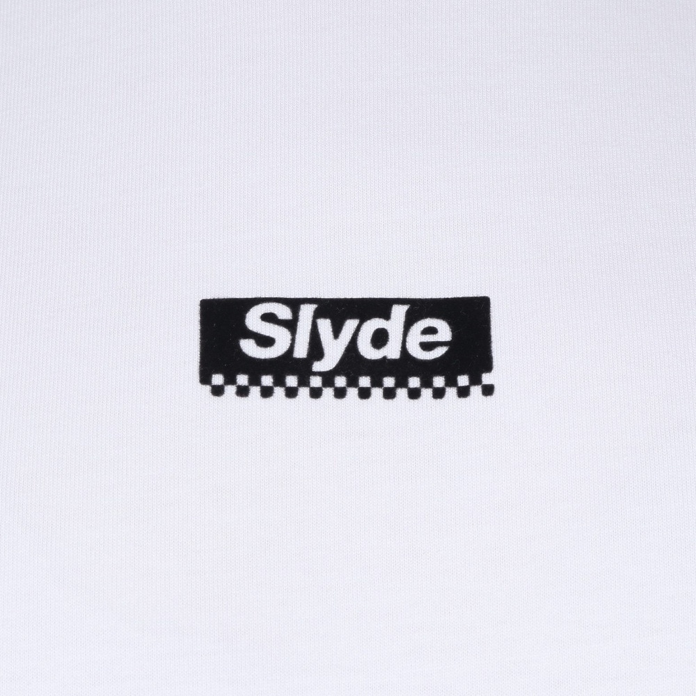 スライド（SLYDE）（メンズ）ロゴ ロングスリーブTシャツ SL24FWM-APP001WHT