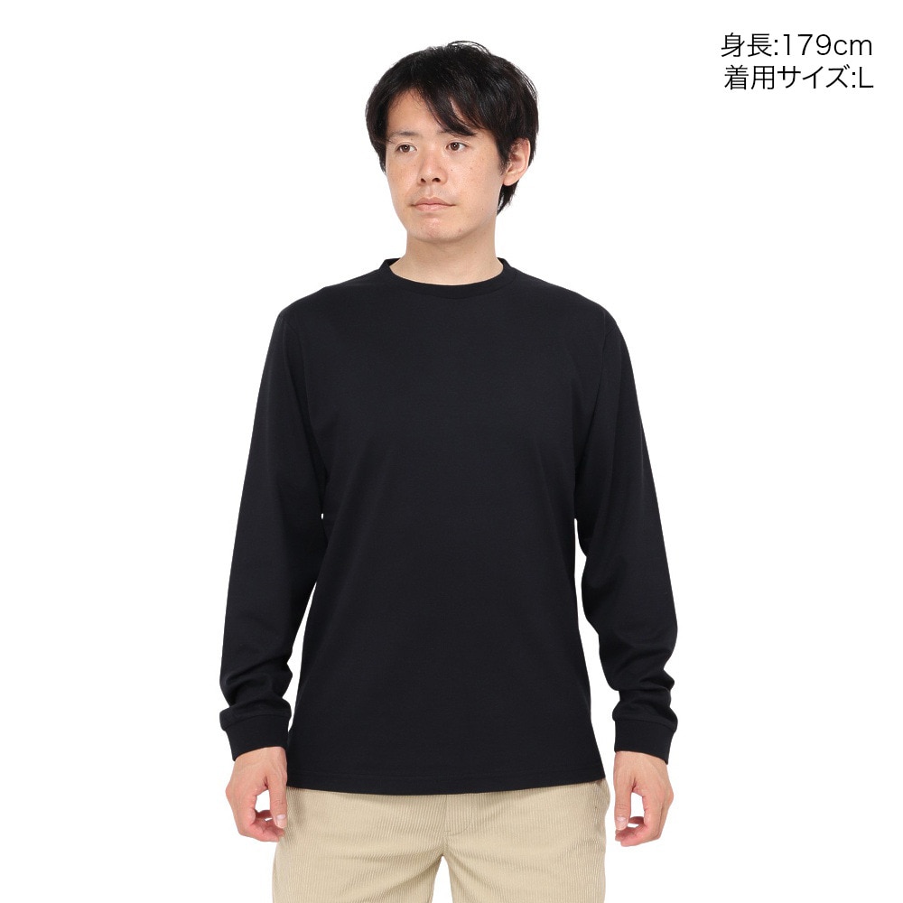 スライド（SLYDE）（メンズ）ロゴ ロングスリーブTシャツ SL24FWM-APP002BLK