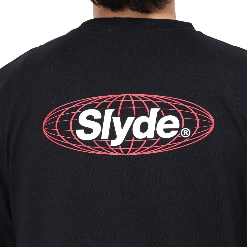スライド（SLYDE）（メンズ）ロゴ ロングスリーブTシャツ SL24FWM-APP002BLK