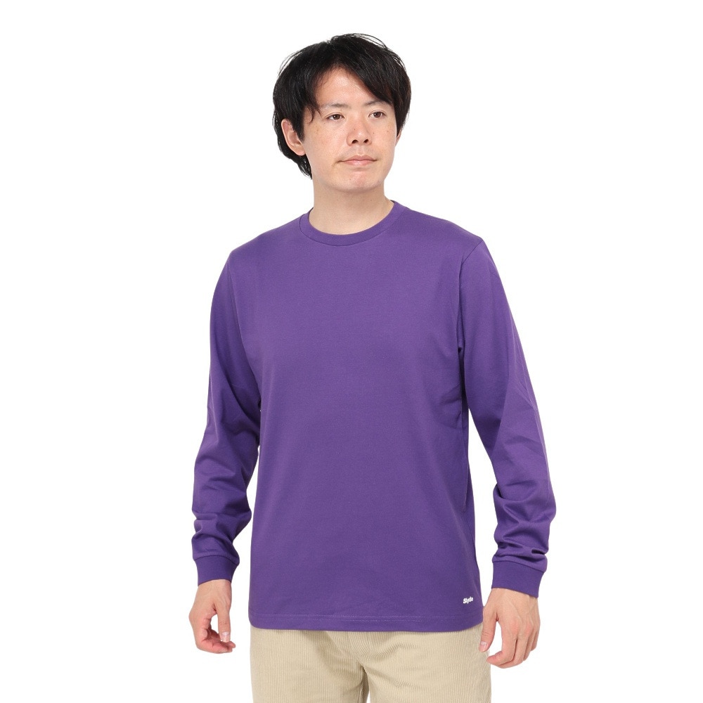 スライド（SLYDE）（メンズ）ロゴ ロングスリーブTシャツ SL24FWM-APP002PUL