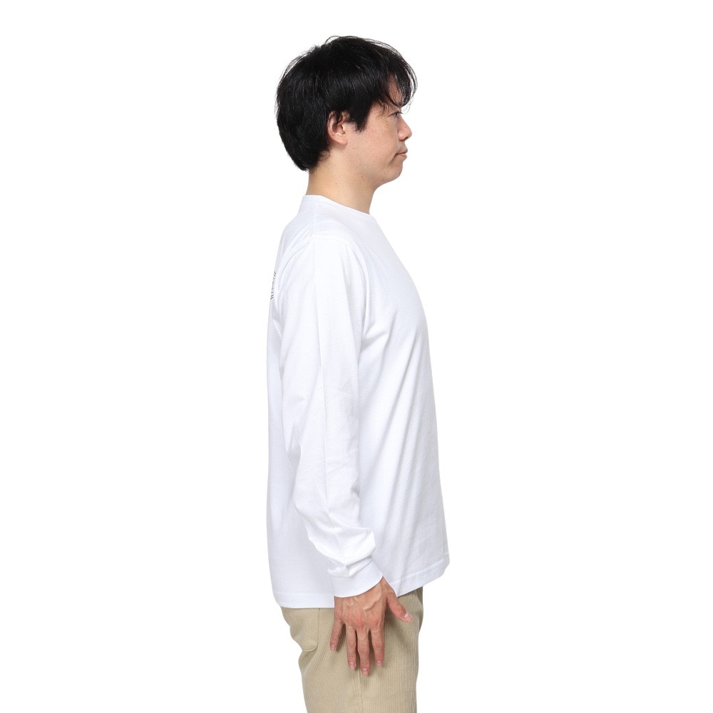 スライド（SLYDE）（メンズ）ロゴ ロングスリーブTシャツ SL24FWM-APP002WHT