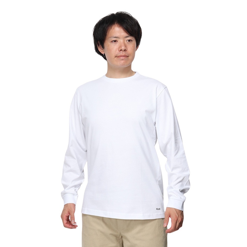 スライド（SLYDE）（メンズ）ロゴ ロングスリーブTシャツ