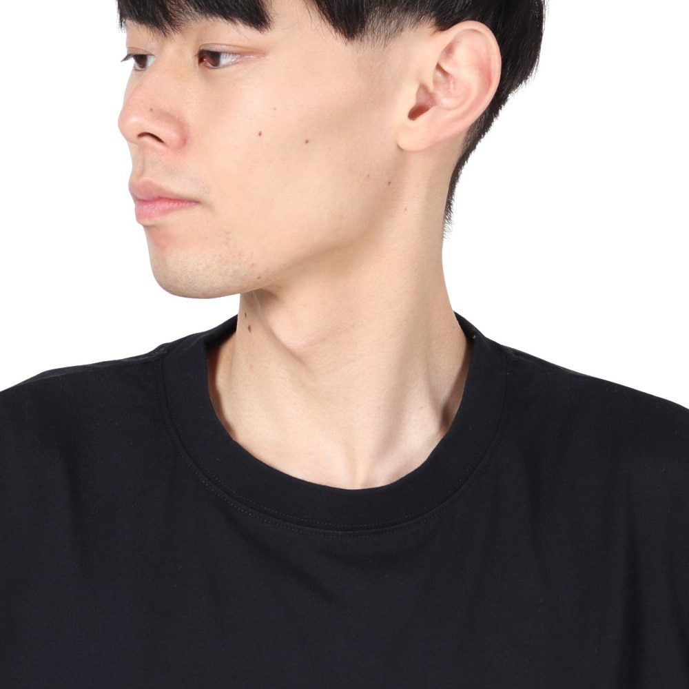 エアボーン（ARBN）（メンズ）ロゴ ロングスリーブTシャツ AB2024FWM-APP001BLK