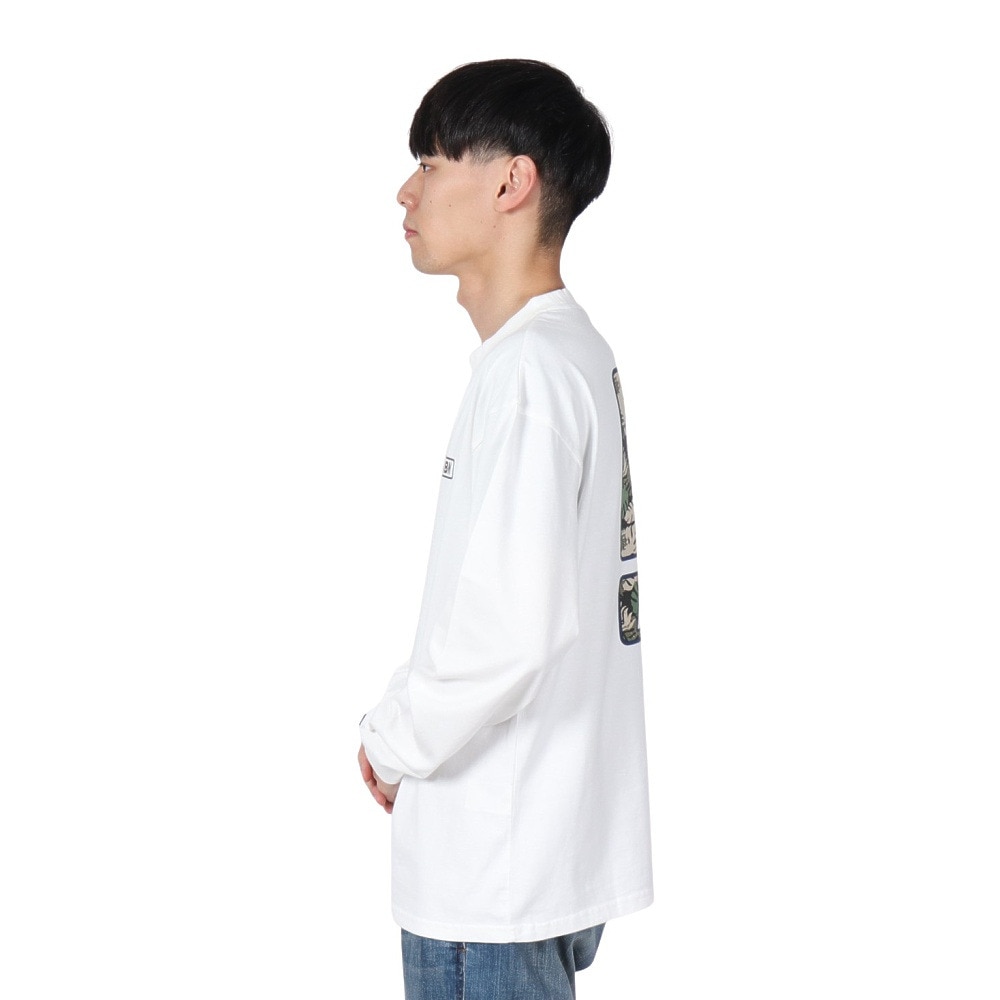 エアボーン（ARBN）（メンズ）LOGO 長袖Tシャツ AB2024FWM-APP001WHT