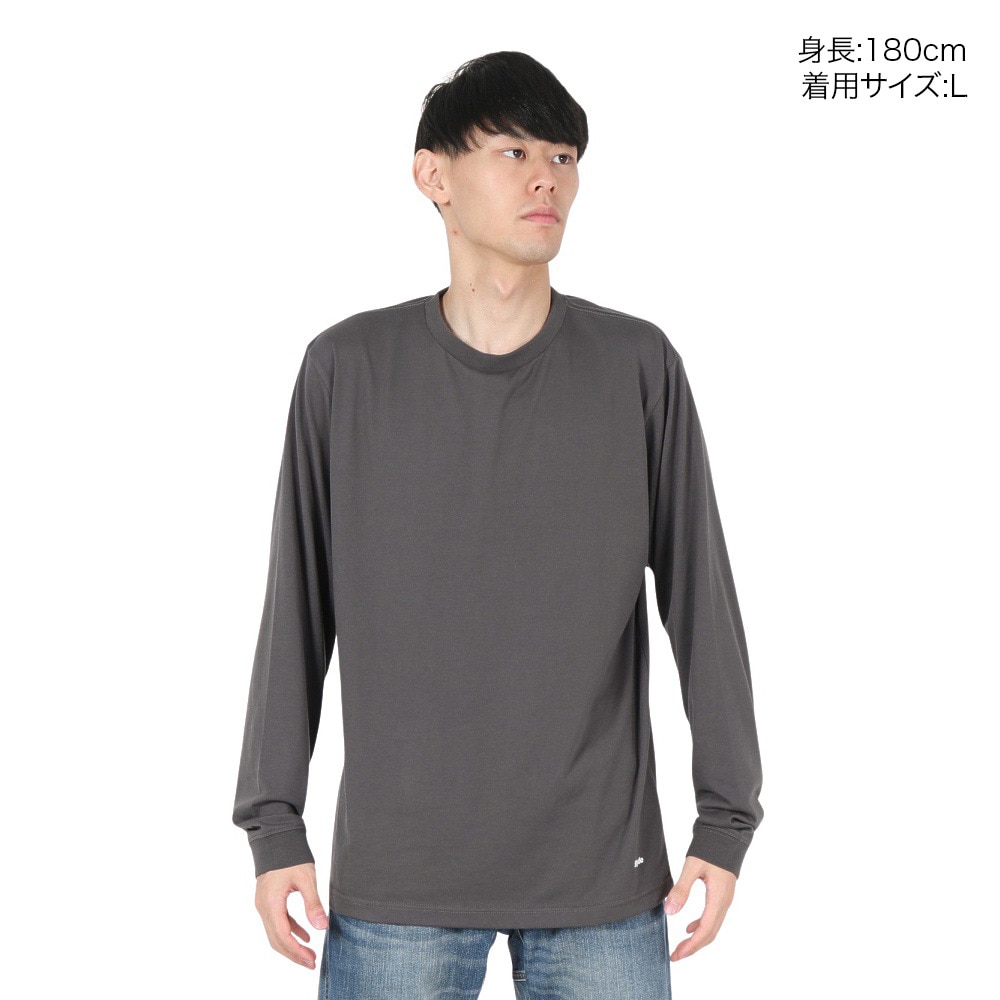 スライド（SLYDE）（メンズ）長袖Tシャツ SL24FWM-APP010C.GRY