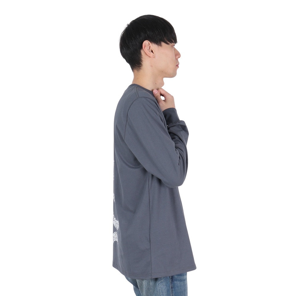 ハーレー（HURLEY）（メンズ）TRIBAL LOGL ロングスリーブTシャツ 24XBMCLS030-NVGY