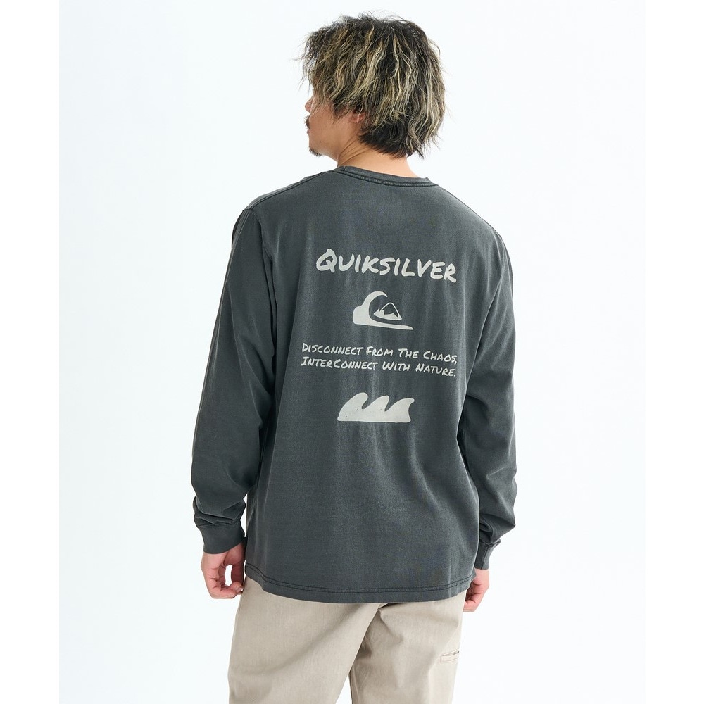 クイックシルバー（Quiksilver）（メンズ）PG HAND DRAWN 長袖Tシャツ 25FWQLT254002BLK
