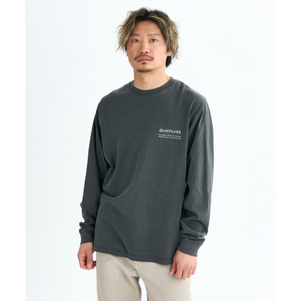 クイックシルバー（Quiksilver）（メンズ）PG HAND DRAWN 長袖Tシャツ 25FWQLT254002BLK
